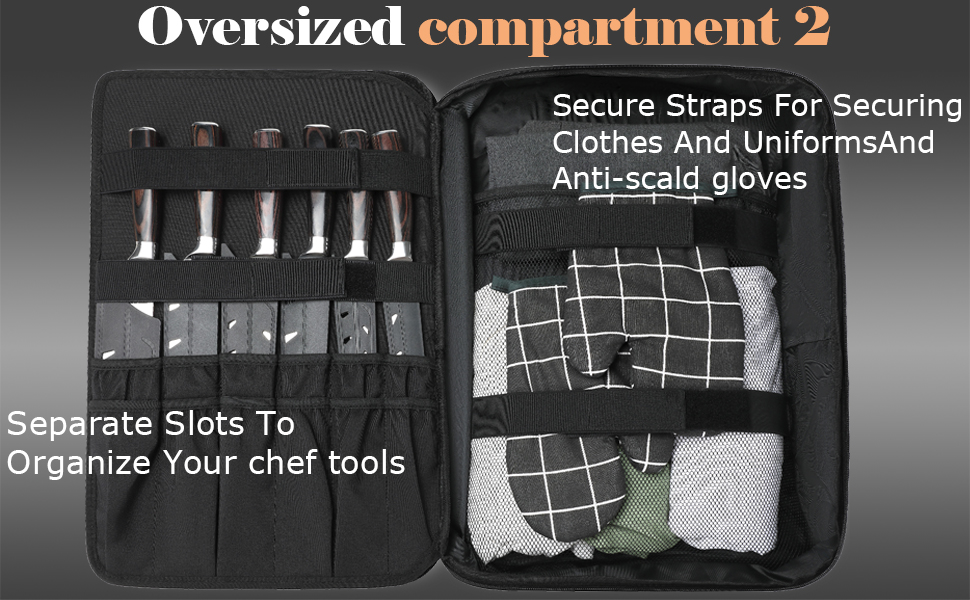 XINTREY Tactical Chef Knife Backpack Professional Knife