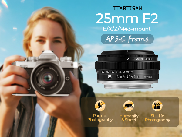 TTArtisan 25mm f2 （APS-C Nikon Zマウント向け） Amazon.co.jp: TTArtisan 25mm F2 レンズ マニュアルレンズ APS
