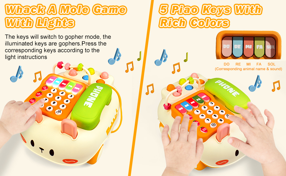 Cartoon Telephone Car Baby Toys