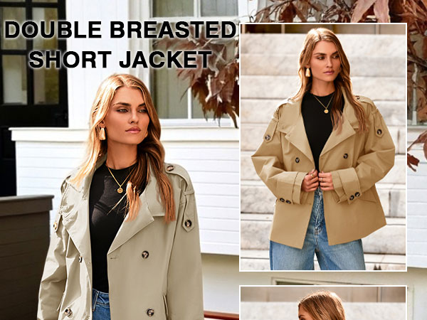 ジャケット・アウター ESSAY Oversized Coller-Less Coat Amazon.com: Y2K Preppy Oversized Jacket Japanese Emo Stand