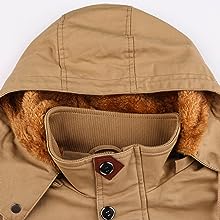 MAGCOMSEN Winterjas voor heren, met fleece gevoerde tactische jas, outdoor, wandelen, kamperen, jacks…