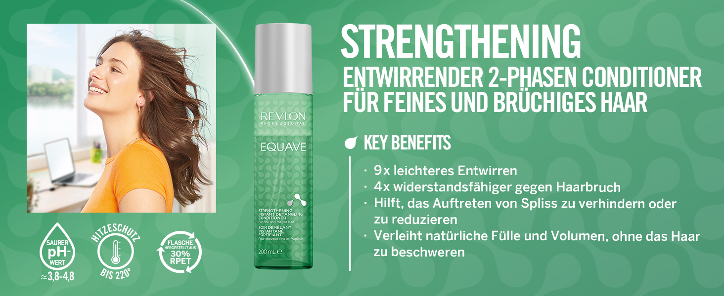 Entwirrender Zwei-Phasen Conditioner für feines und brüchiges Haar