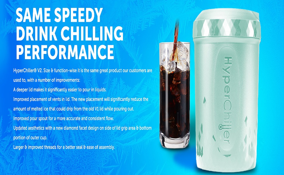 HyperChiller MaxiMatic Patented Instant Coffee/Beverage Cooler, Ready