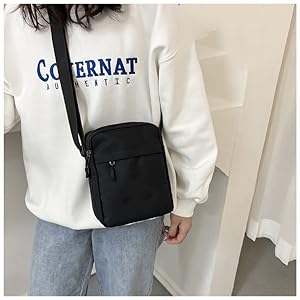 small nylon travel crossbody bag