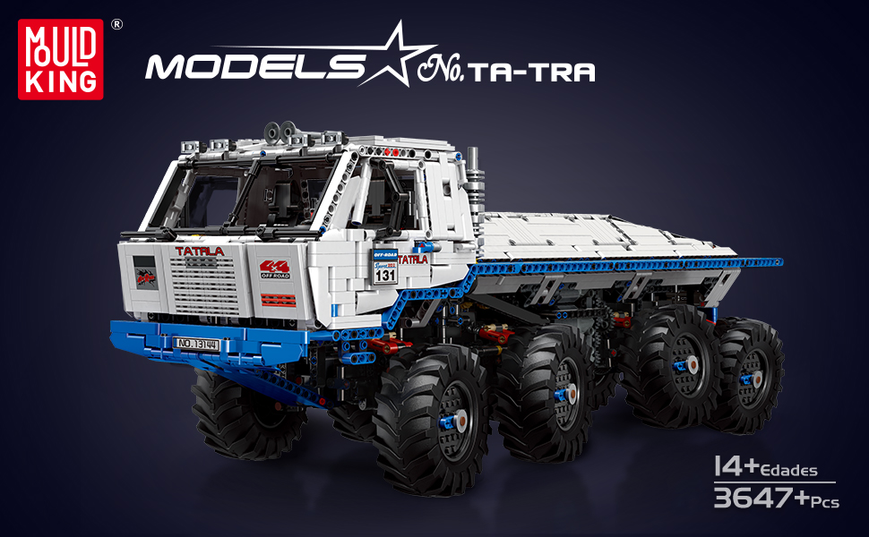 Mould King HeavyDuty Truck Building Sets Toy, Electric Truck Toy Building Kits with