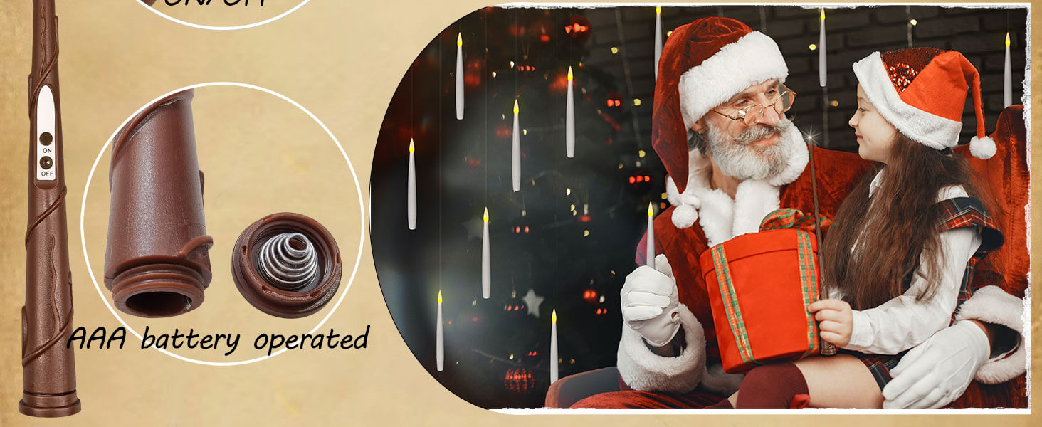 floating candles Christmas 1