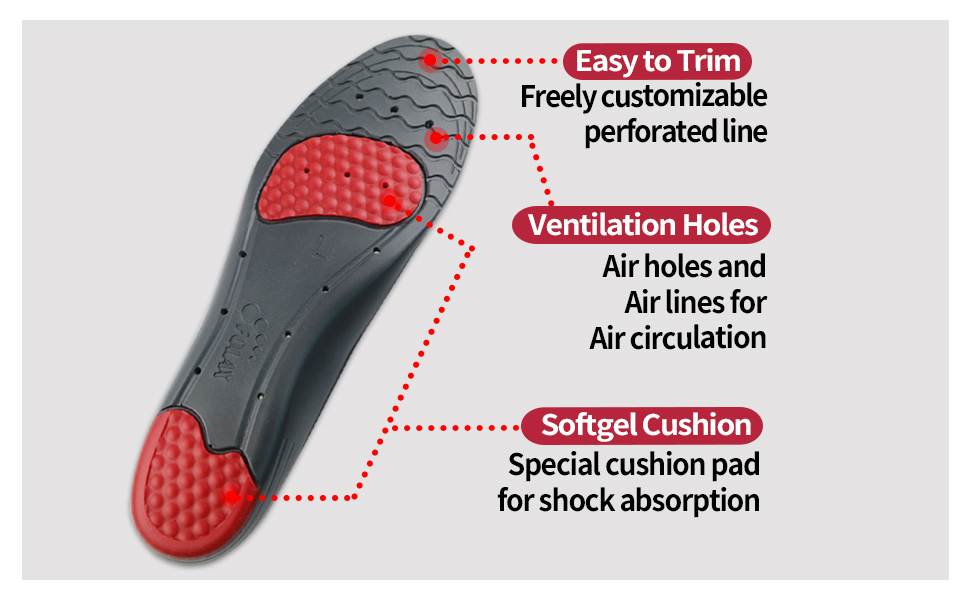 FOLAX SOLID GEL CUSHION INSOLE