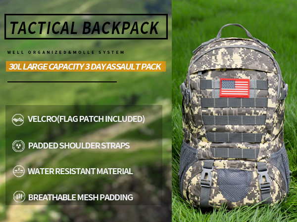 Amazon.com: Houart Camo Backpack,Military Tactical Backpack