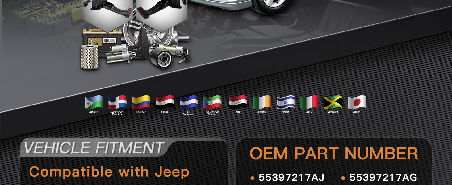 Zditumi 55397217AJ Spare Tire Holder Bracket Compatible