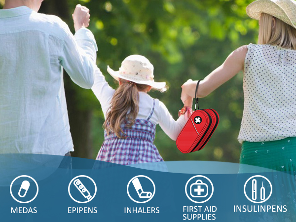 well organized medical carrying case