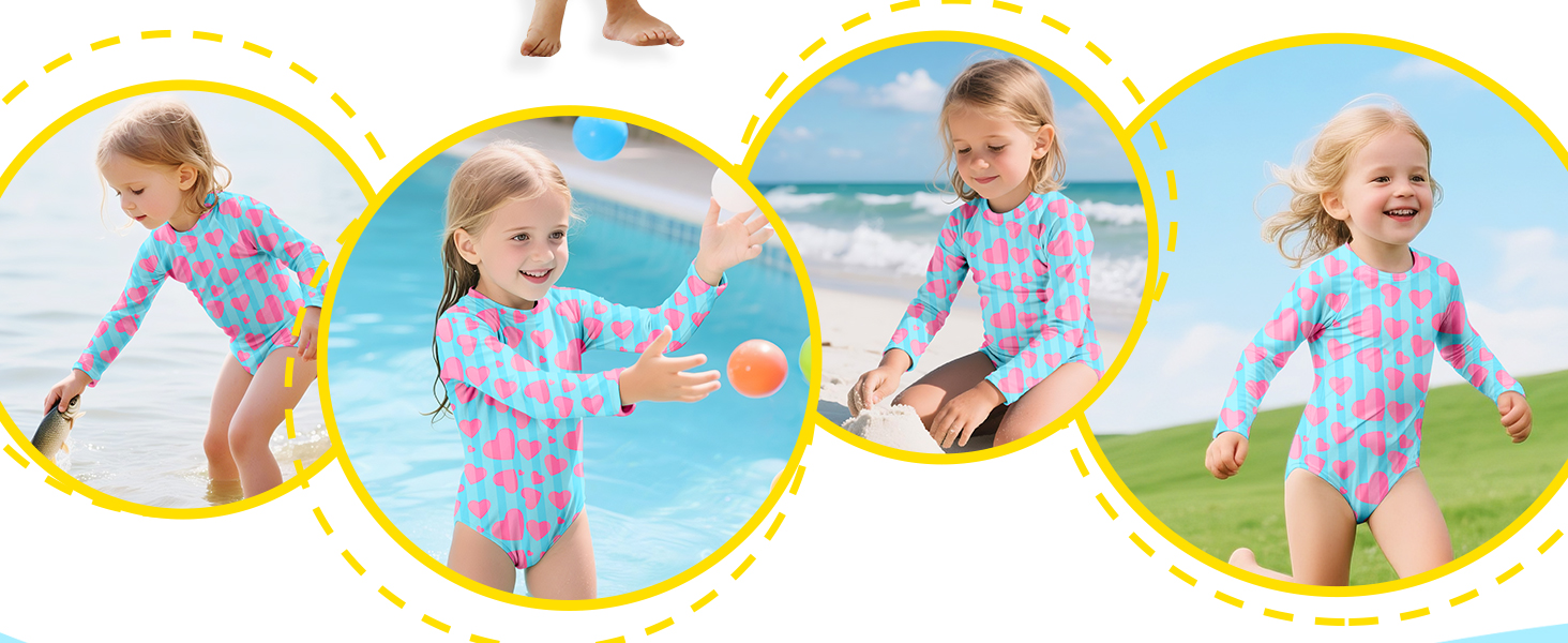 toddler bathing suit girl spf