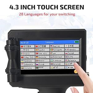 4.3 inch touch screen