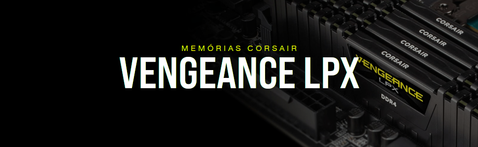 Corsair Memória de desktop Vengeance LPX 8 GB (1 x 8 GB) DDR4 3000  (PC4-24000) C16 - memória de PC preta CMK8GX4M1D3000C16 | Amazon.com.br