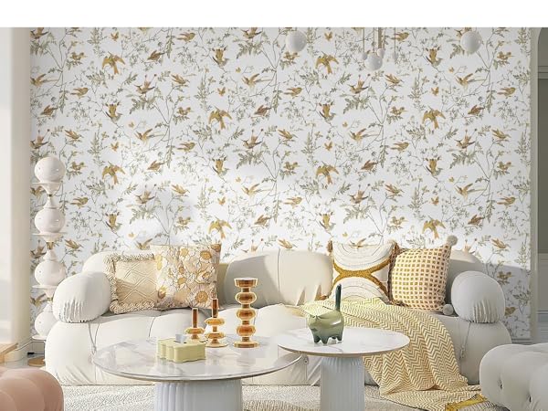 Kitico Vintage Peel and Stick Wallpaper - Removable 16.1