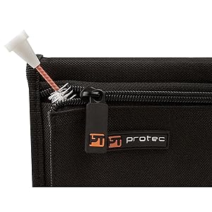 mouthpiece pouch front pocket with brush