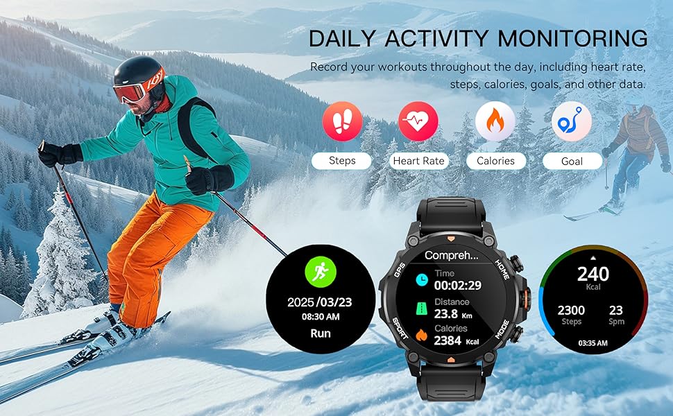 GPS smart watch for men