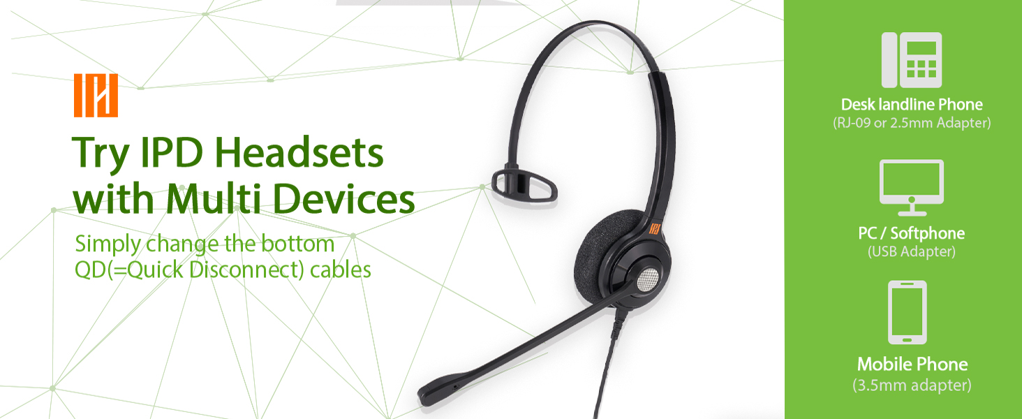 IPH-210 Headset top