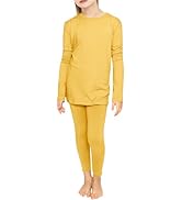 APWEQATA Girls Outfits Long Sleeve Shirts and Tight Pants Set Lightweight Kids Clothing 2 Piece S...