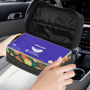 Car Tissue Holder, Facial Tissue Holder for Auto Headrest