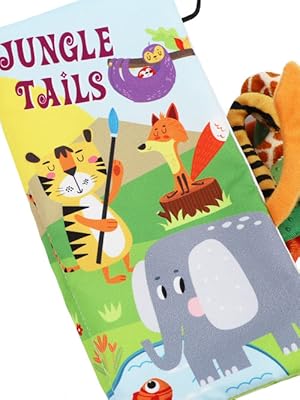 jungle baby books toys toddler toys fish soft cloth books baby book teether fabric teething animal