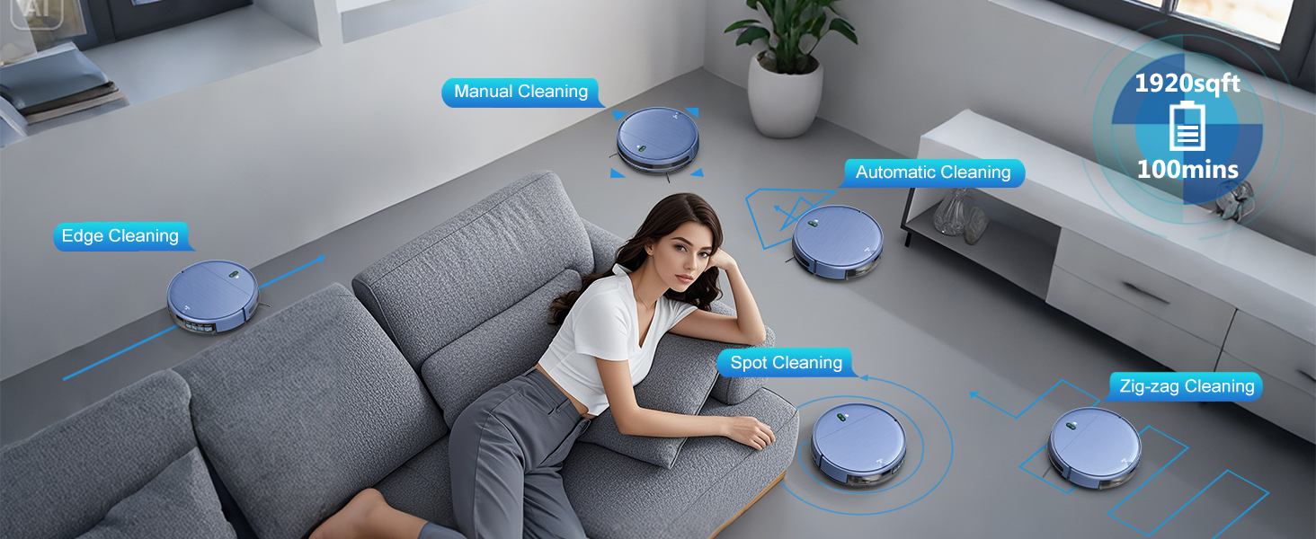 robotic vacuums multiple cleaning modes 6