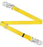 Trsmima Hunting Safety Harness, Tree Climbing Belt Restraint Lanyards, Safety Adjustable Lanyard,...