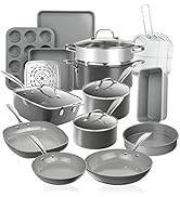 Panelas e frigideiras antiaderentes Frigideira antiaderente conjunto de panelas de indução cozinha de aço inoxidável 