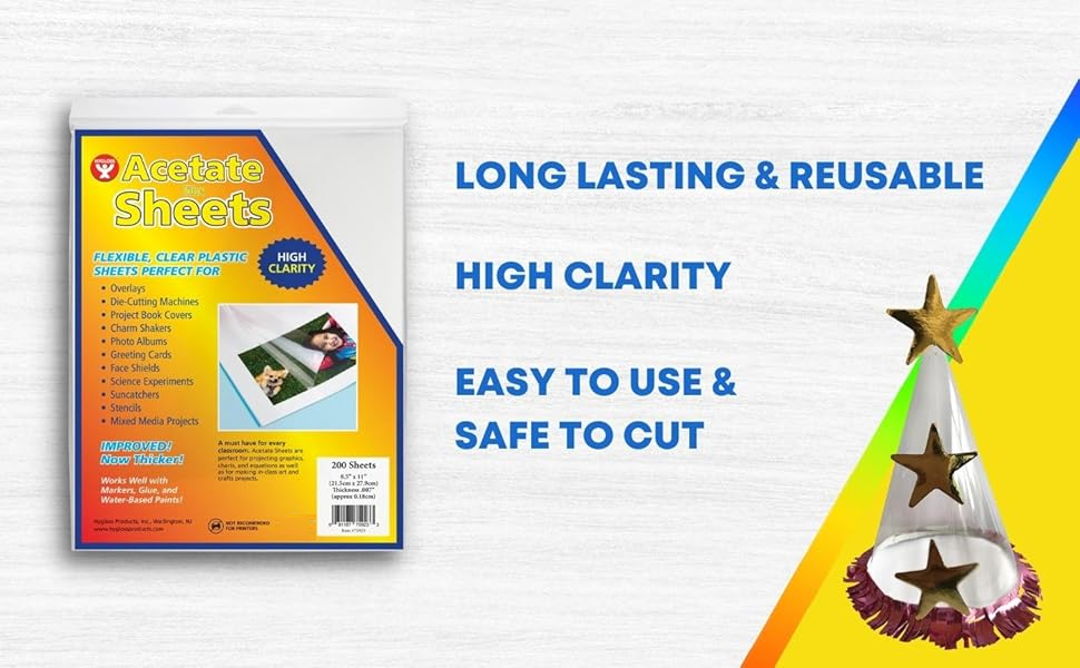 hygloss acetate sheets