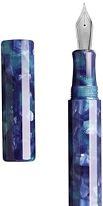 カレイド万年筆・ブルーマーブル・風雲 カレイド万年筆・ブルーマーブル・風雲 Fountain Pen | ワン