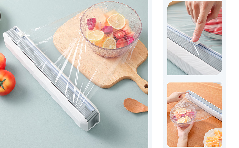 COFICINA Plastic Wrap Dispenser with Cutter