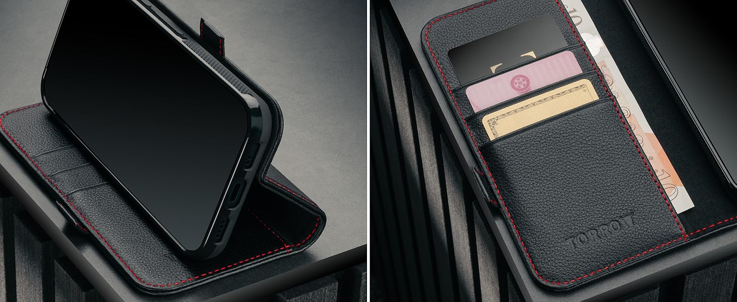 TORRO Google Pixel 10 Pro XL Leather Wallet Case