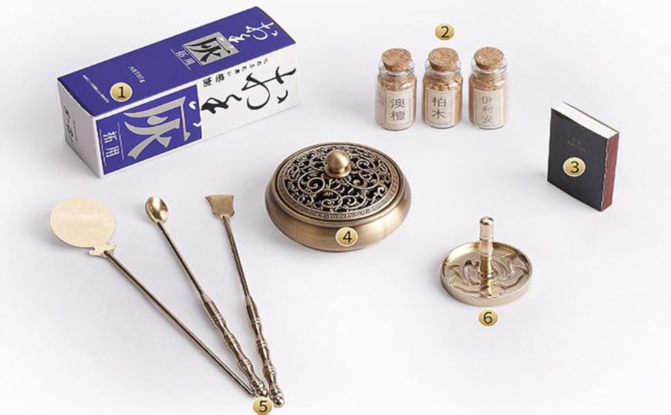 Incense Ceremony Set Toolkit for Chinese Smoking Ceremony Tools for