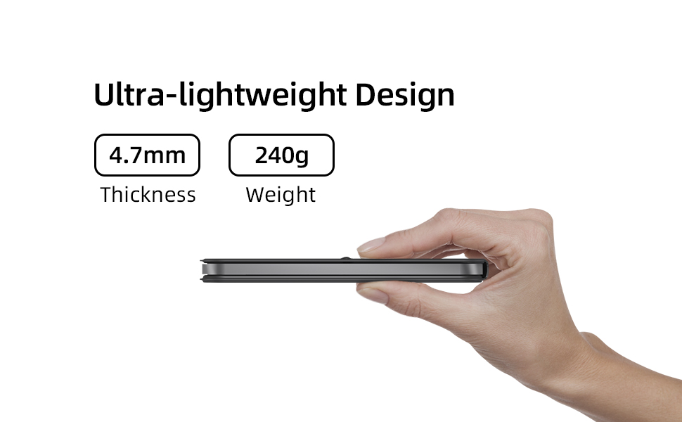 HOU iPad Mini 6 (8.3inch) Keyboard Case, Ultra Slim Wireless Keyboard