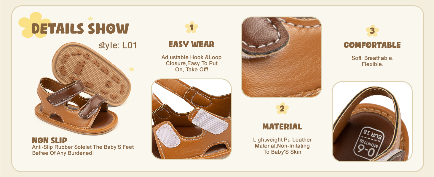baby boy sandals