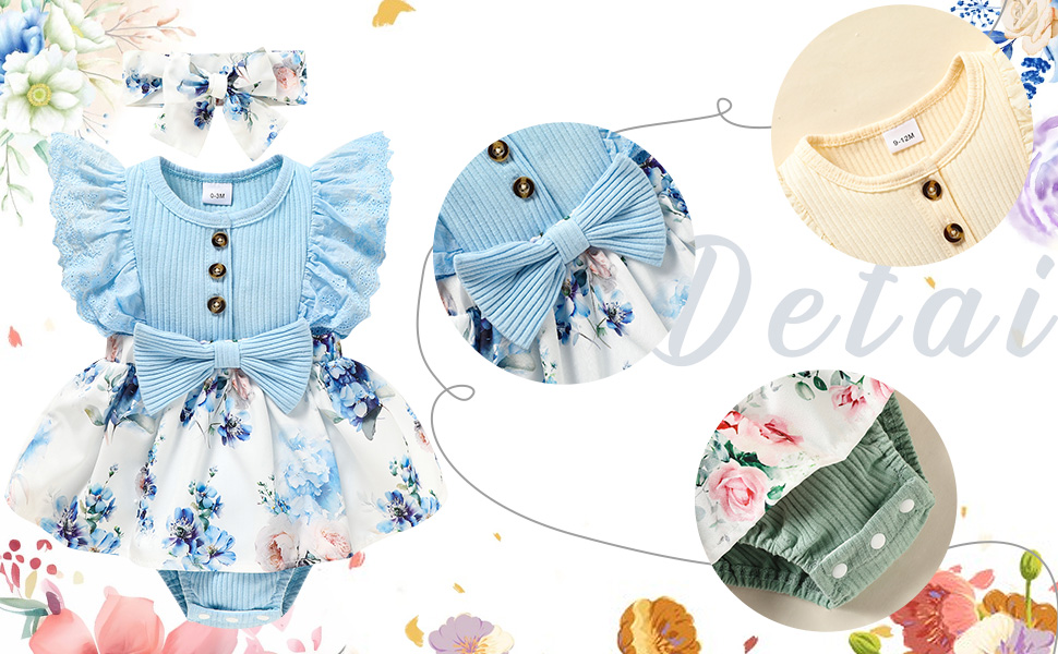 infant baby girl sleeveless romper