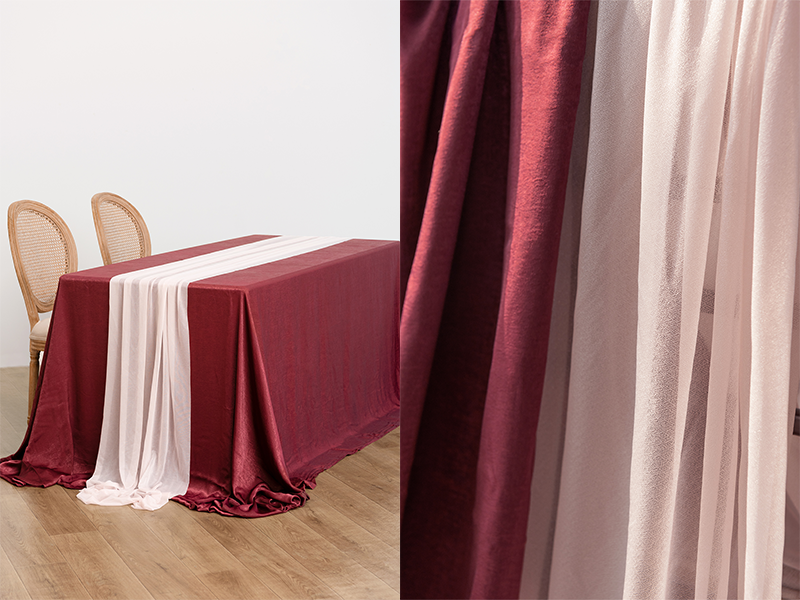 tablecloth and table runner
