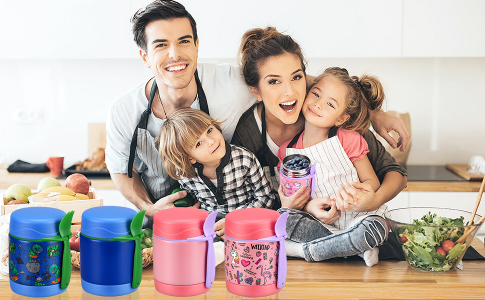 Pawtong 10oz Soup Thermos for Hot Food Kids Insulated Food