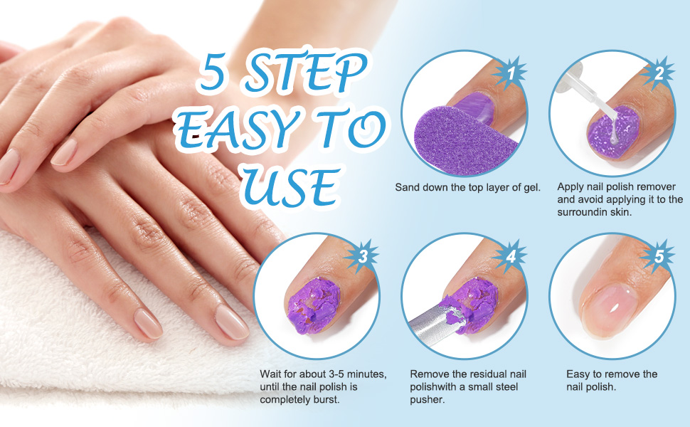 gel nail polish remover
