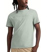 Champion Men's Classic Graphic T-Shirt, Clever Sage-Tonal Script Logo, Medium