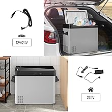 WOLTU 60L Frigorifero Portatile Mini Frigo Per Auto 12V220V Piccolo Da Campeggio 20 4