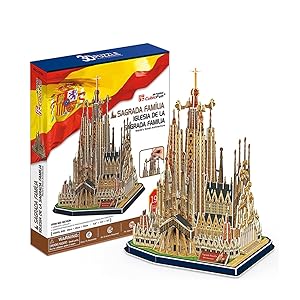 3D 立体　ジグソーパズル【スペイン・サグラダファミリア】 Amazon | バルセロナサグラダファミリア3Dパズルナショナルジオ