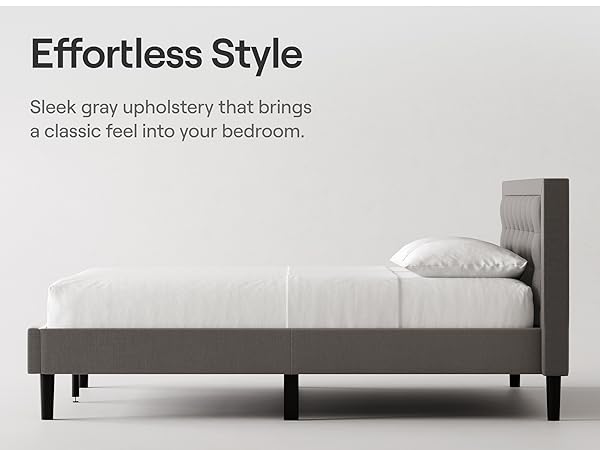 Amazon.com: Nectar Bed Frame & Headboard - Grey - Full - 8