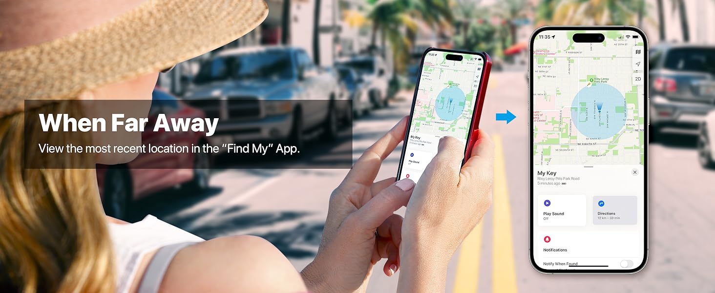 MiLi Luggage tracker for suitcases, Smart Bluetooth Tracker Tag