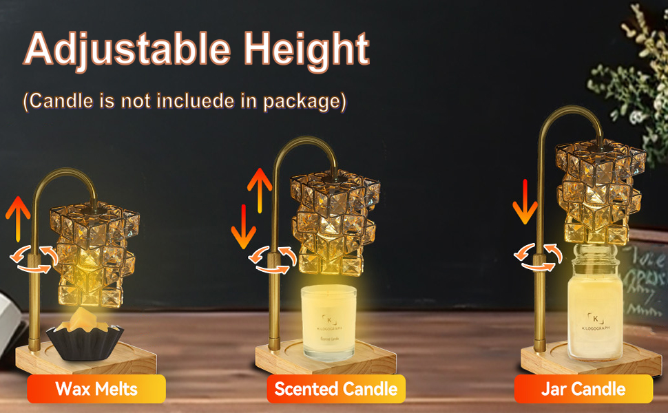 candle warmer lamp with timer, dimmer and height adjustable, home decor, best gifts for mom