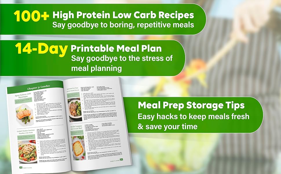 high protein low carb cookbook