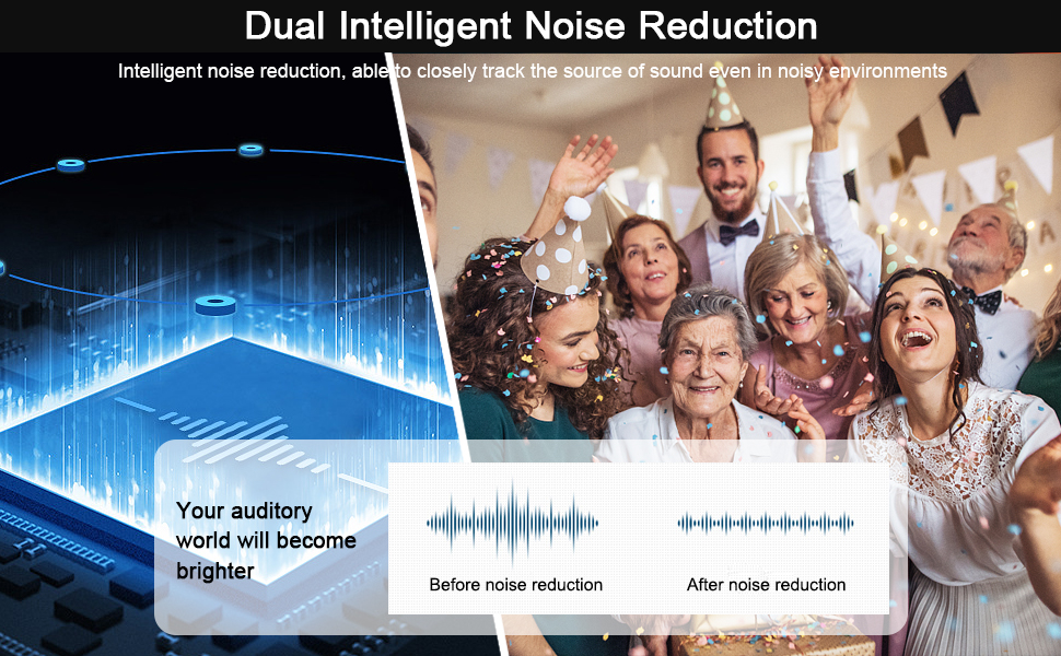 (Not Amplifier) True Hearing Aids for Seniors Hearing Loss