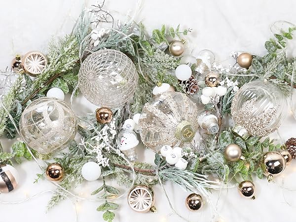 Amazon.com: SY Super Bang 4PCS Large Clear Christmas
