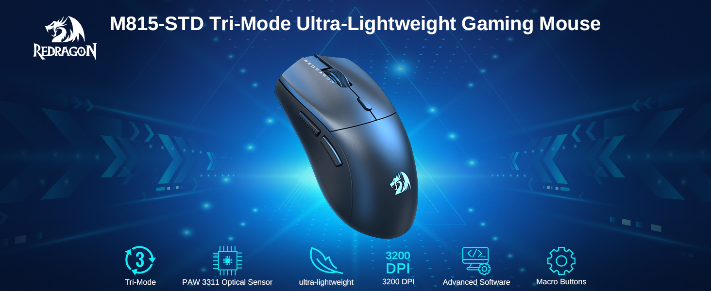 M815-STD Tri Mode Mouse