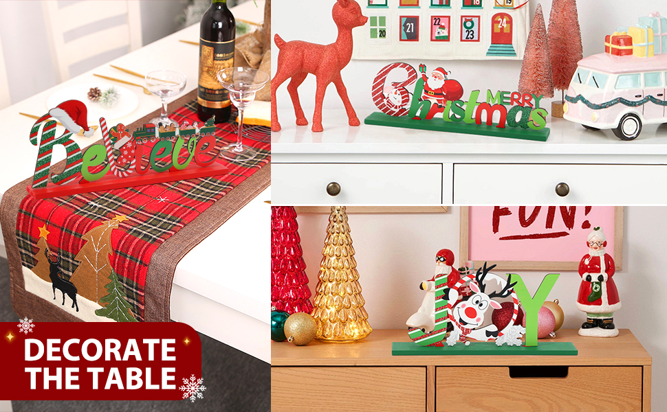 Christmas desktop decorations