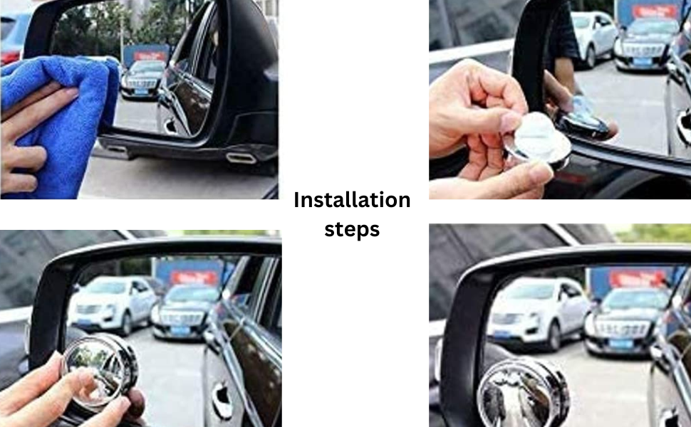 SPN-BFCC Blind Spot Mirrors Round Convex Rear